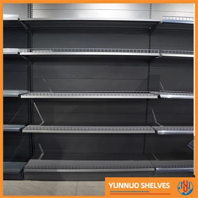 Supermarkt einseitige Regale